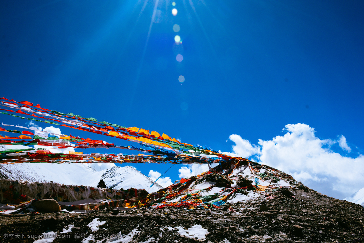 拉萨 西藏 风景 摄影图片 雪山 山脉 风景摄影 建筑园林