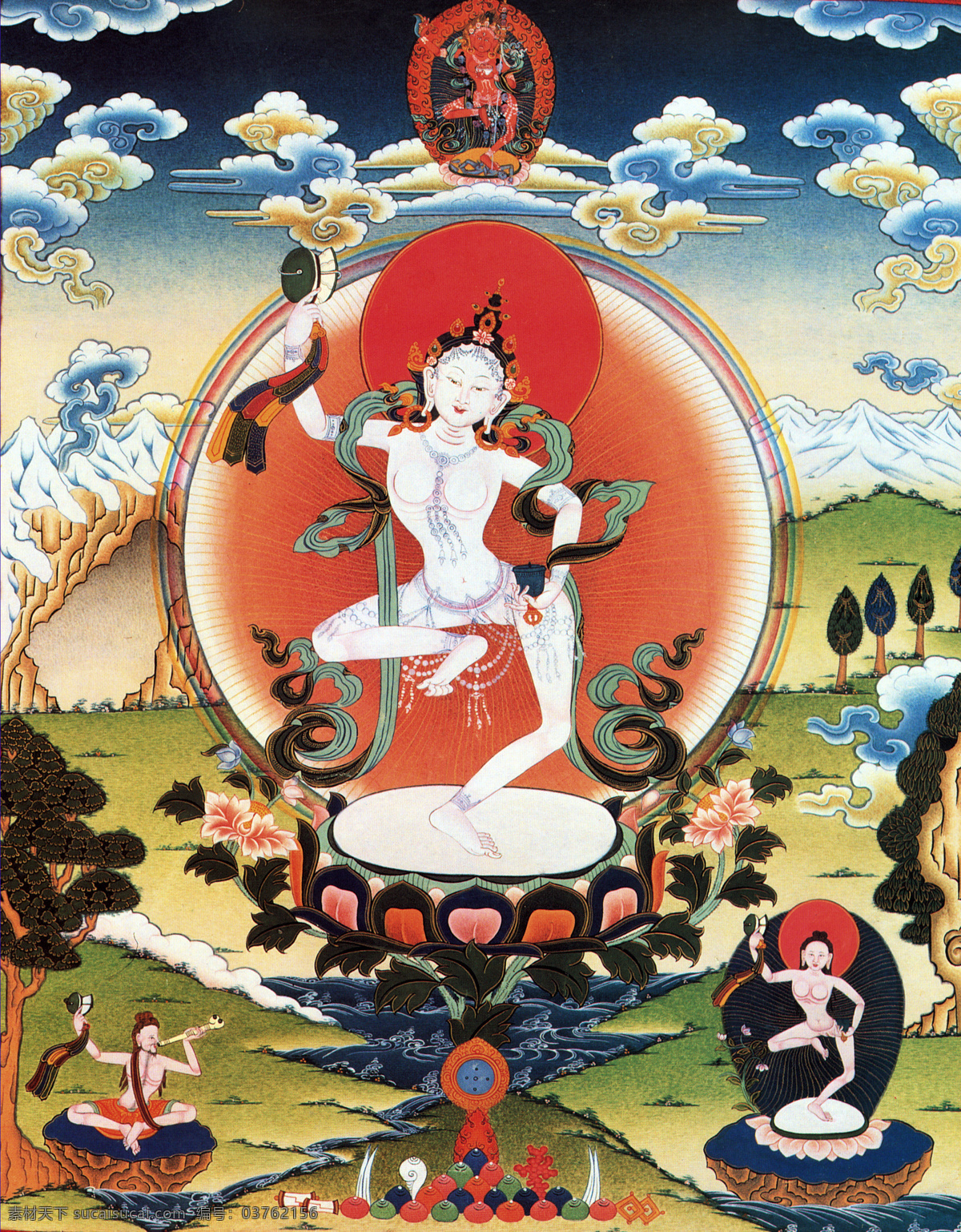 玛吉拉准 玛吉拉尊者 瑜珈空行母 空行母 女修行者 大成就者 密宗 佛 菩萨 文化艺术 宗教信仰