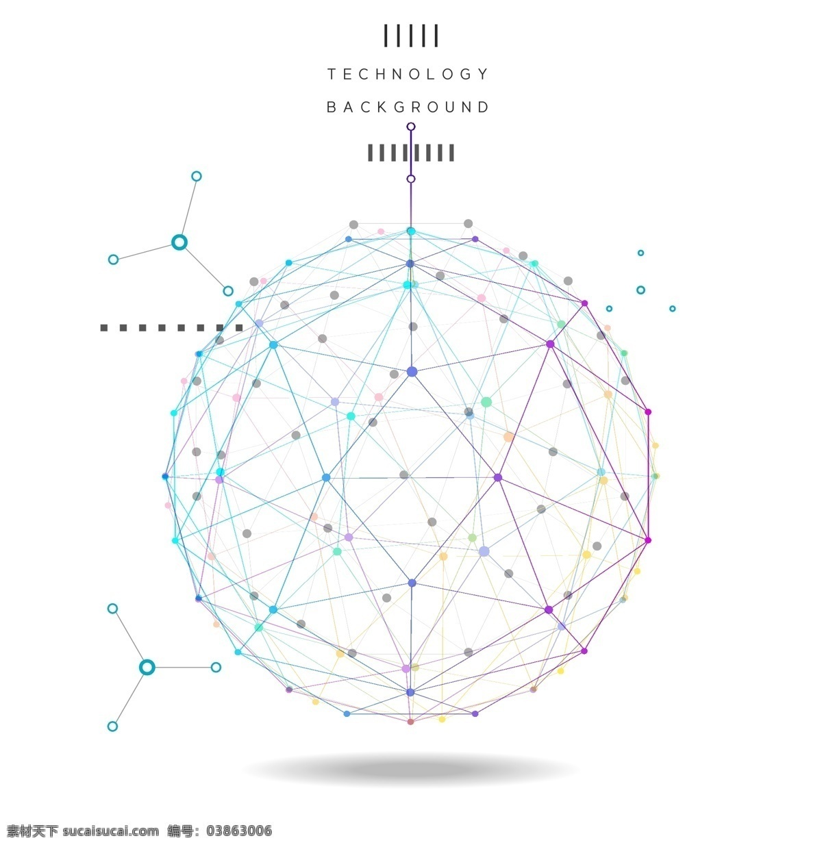 卡通 科技 网点 背景 科技背景 矢量素材 科技素材 互联科技 圆点