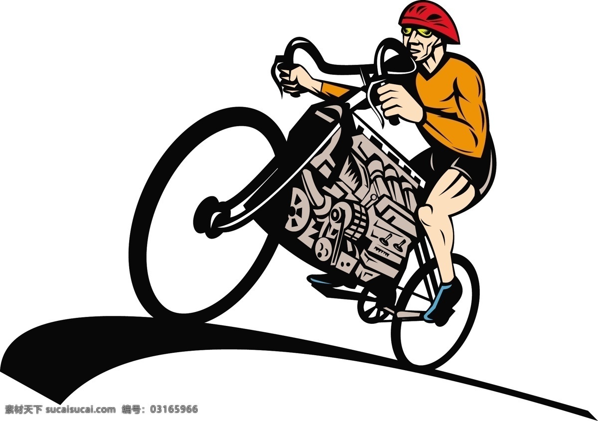 自行车 汽车 发动机 骑 赛车 v8 矢量图 日常生活