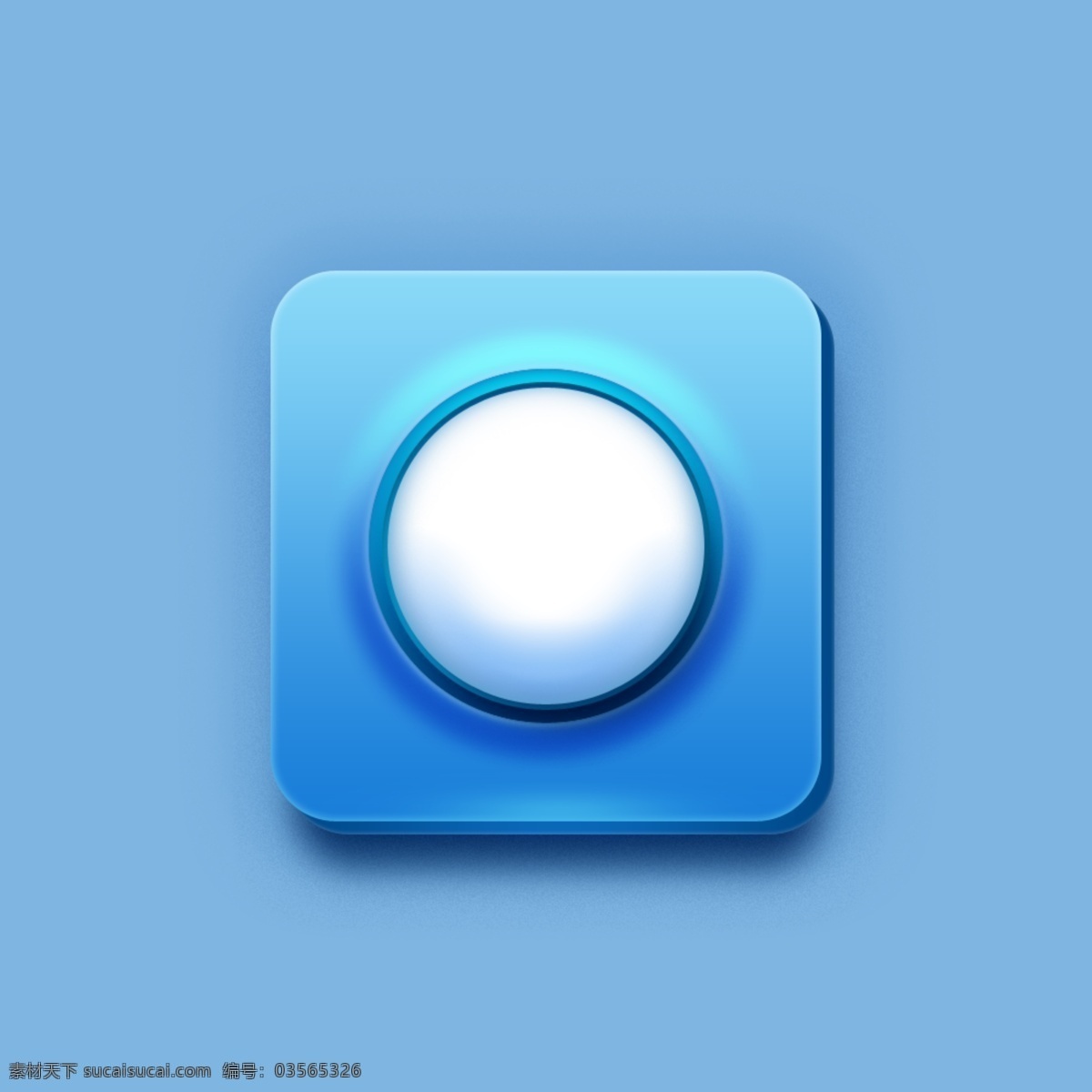 ps 蓝色 按钮 ui 分层 立体 图标 手机 app app按钮