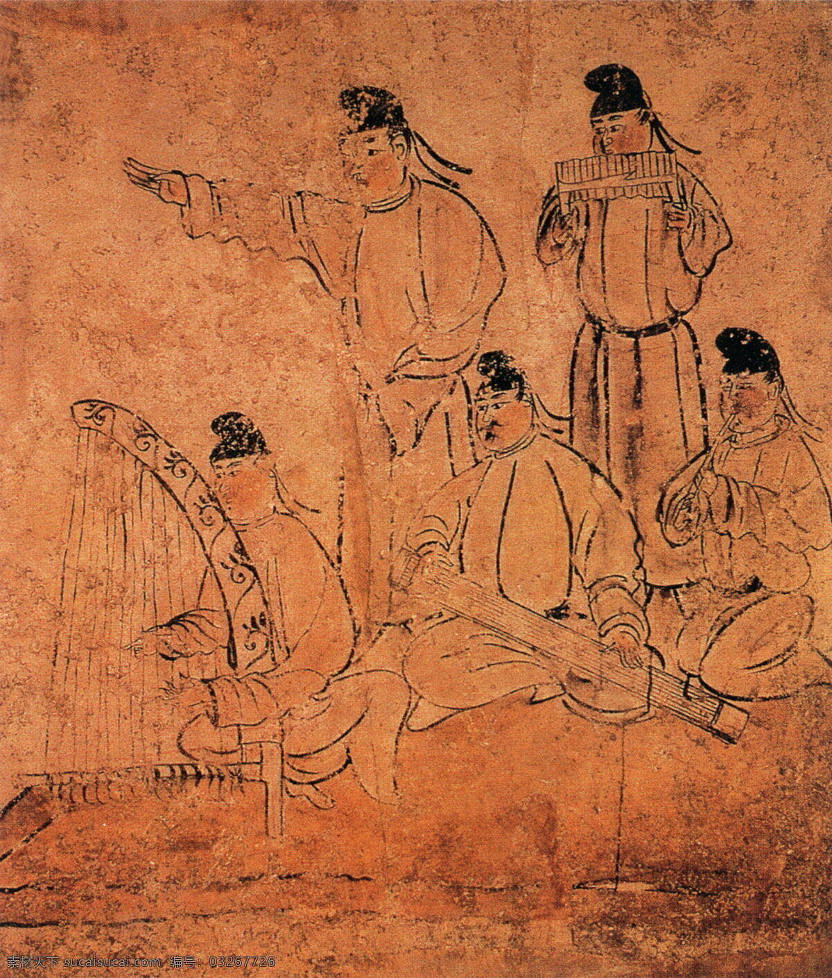 人物画 古典 古画 国画 绘画 水墨 中国画 中华传世国画 中国画艺术 文化艺术
