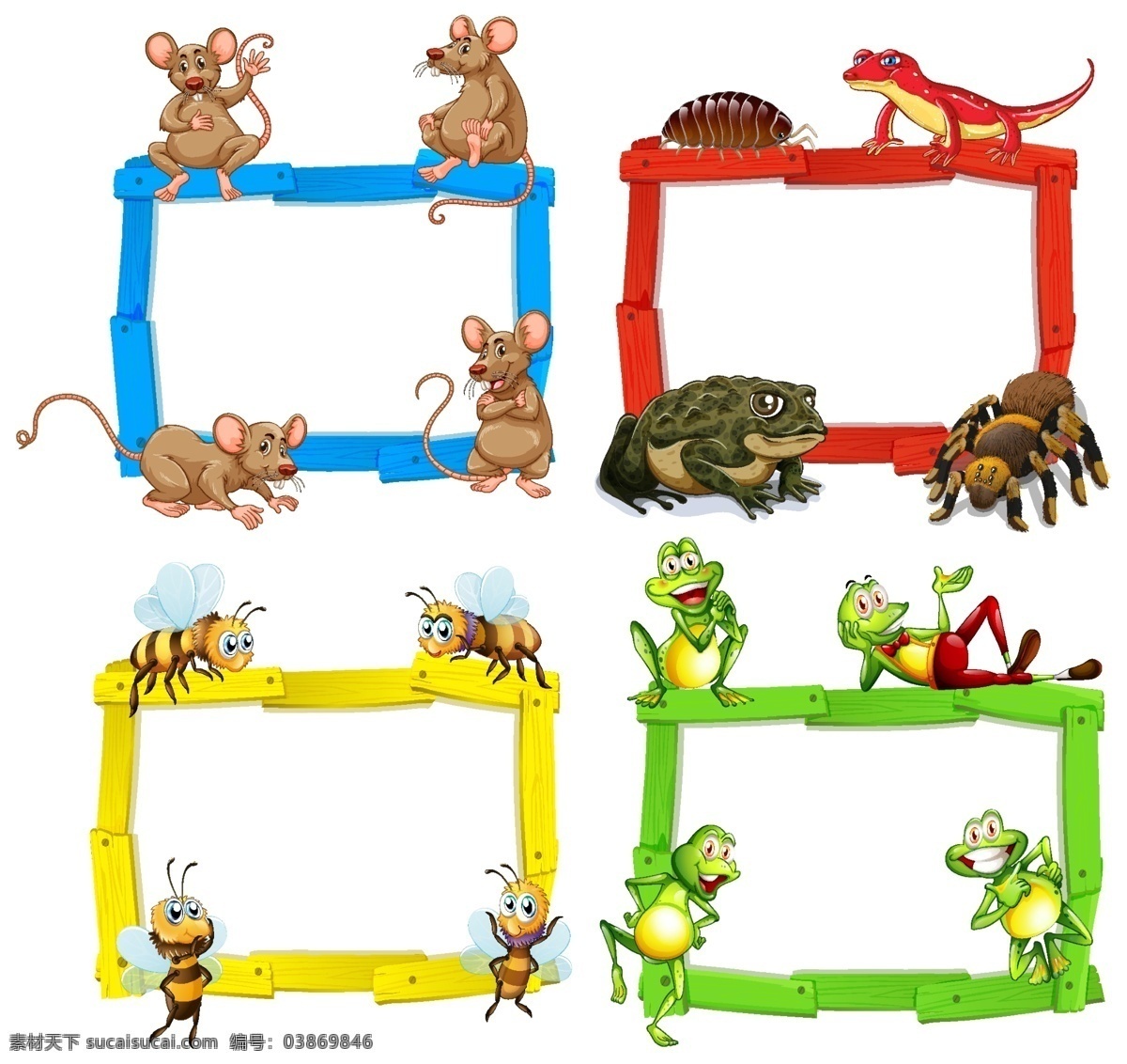 动物 文本 动物和文本 卡通动物 空白板 记事 幼儿园 动物素材 动物背景 卡通动物生物