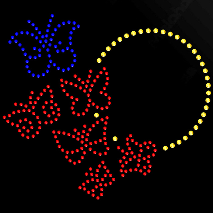 烫钻免费下载 服装图案 蝴蝶 烫钻 圆形 面料图库 服装设计 图案花型