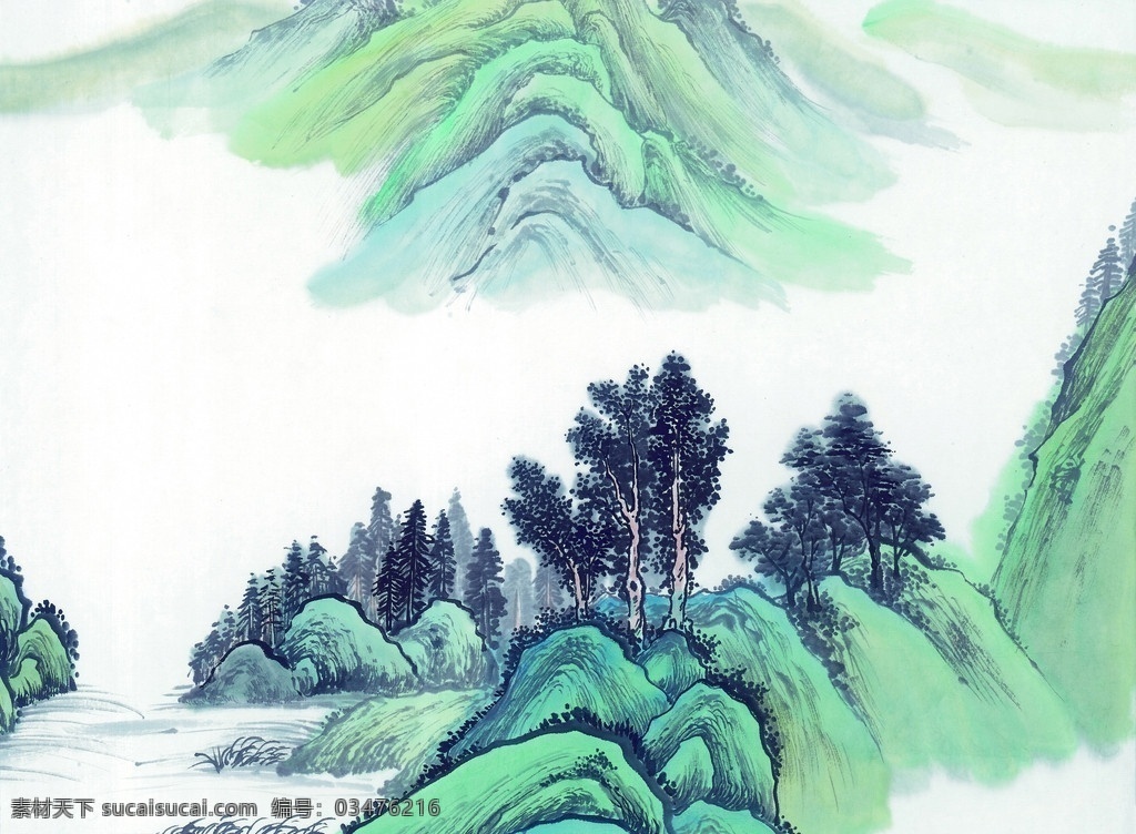 寄情山水 山 水 风景 国画 古典 美术 绘画 中国美术图库 绘画书法 文化艺术