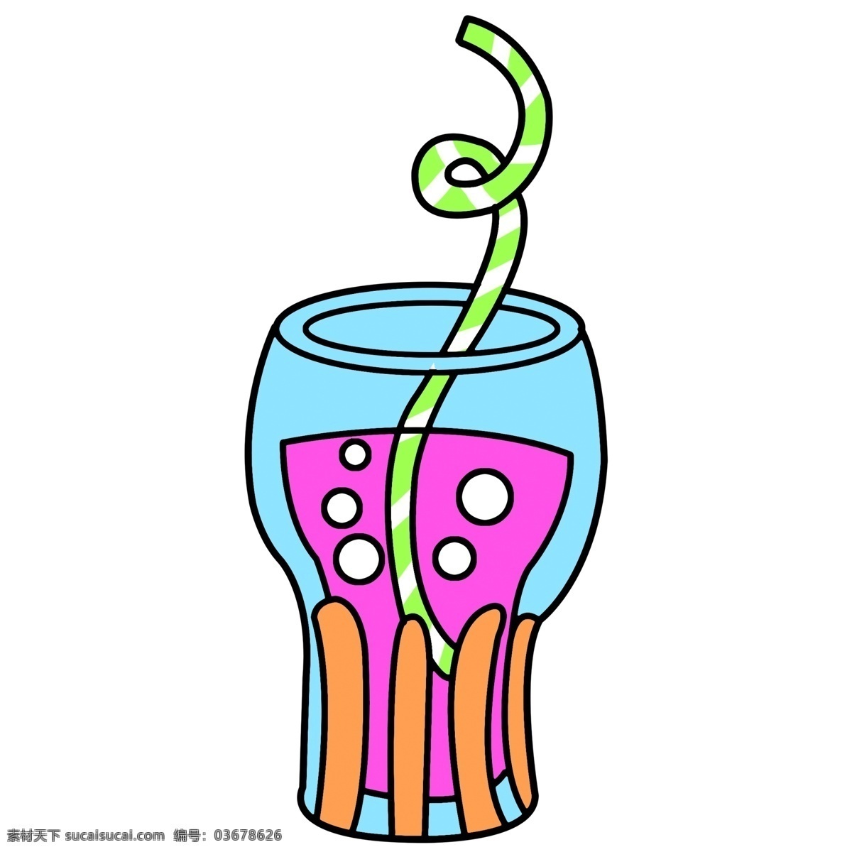 饮料 美味 免 抠 图 解渴饮料 新鲜美味 夏季饮料 清香四溢 饮料瓶 吸管 塑料杯 卡通手绘 饮料水