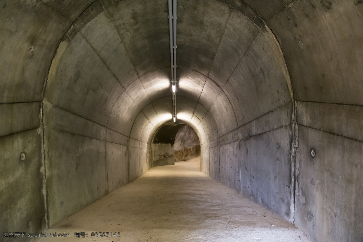 隧道 矿井 煤矿 水泥墙壁 工业生产 公路图片 环境家居