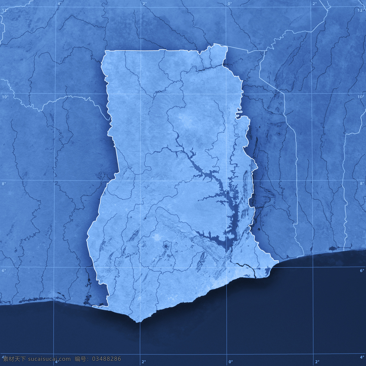 地图 蓝色地图 地图模板 经线 纬线 经度 纬度 办公学习 其他类别 生活百科
