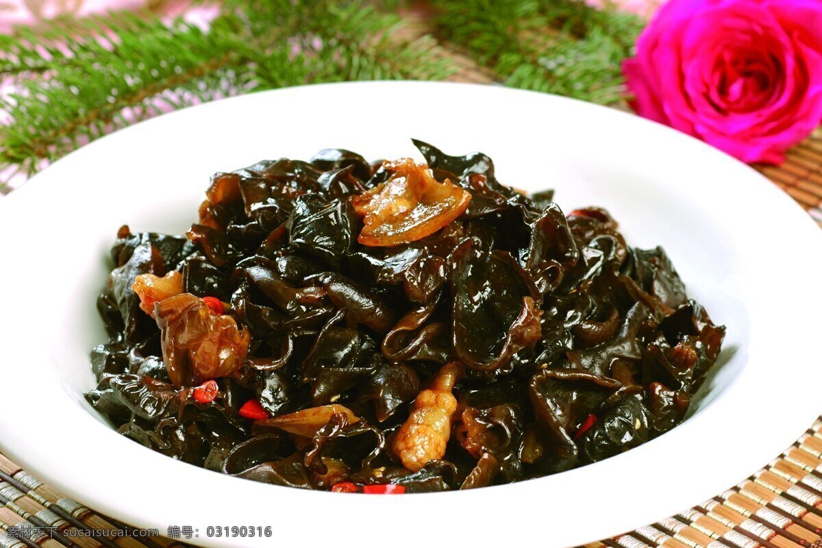 小炒黑木耳 黑木耳 木耳 炒黑木耳 小炒 餐饮美食 传统美食