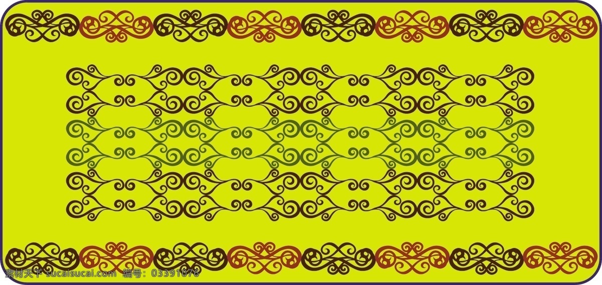 古典花纹 连续纹样 矢量 eps0041 设计素材 装饰图案 矢量图库 黄色