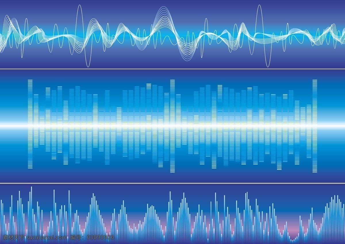 动感 音频 波光 矢量 二 格式 科技 矢量素材 线条 关键字 矢量图 其他矢量图