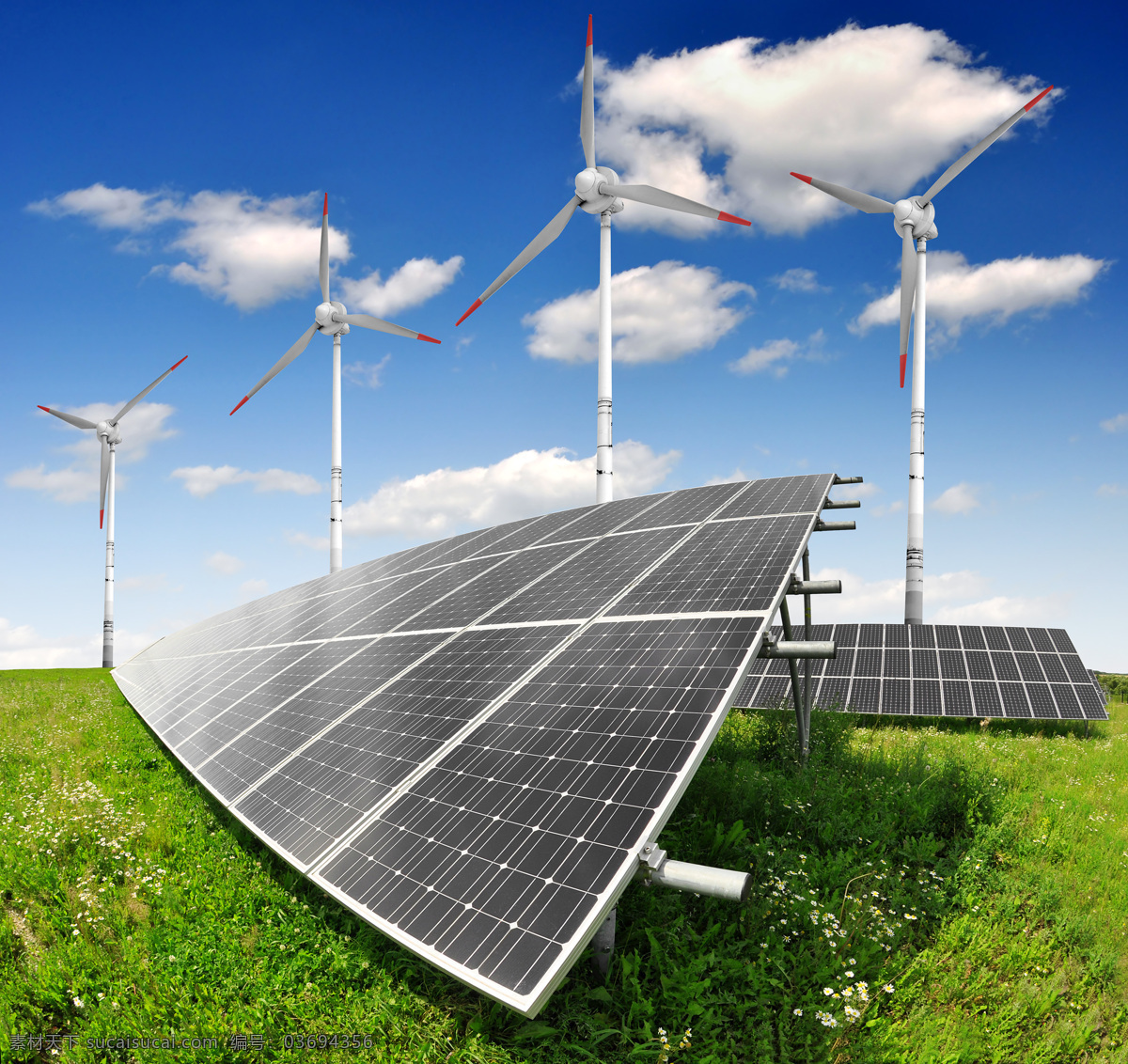 太阳能板 太阳能 蓝天白云 风车 光能源 绿色能源 绿色电力 环保 蓝天 白云 工业生产 现代科技 自可再生能源 现代工业 阳光 光线 再生能源 环保能源