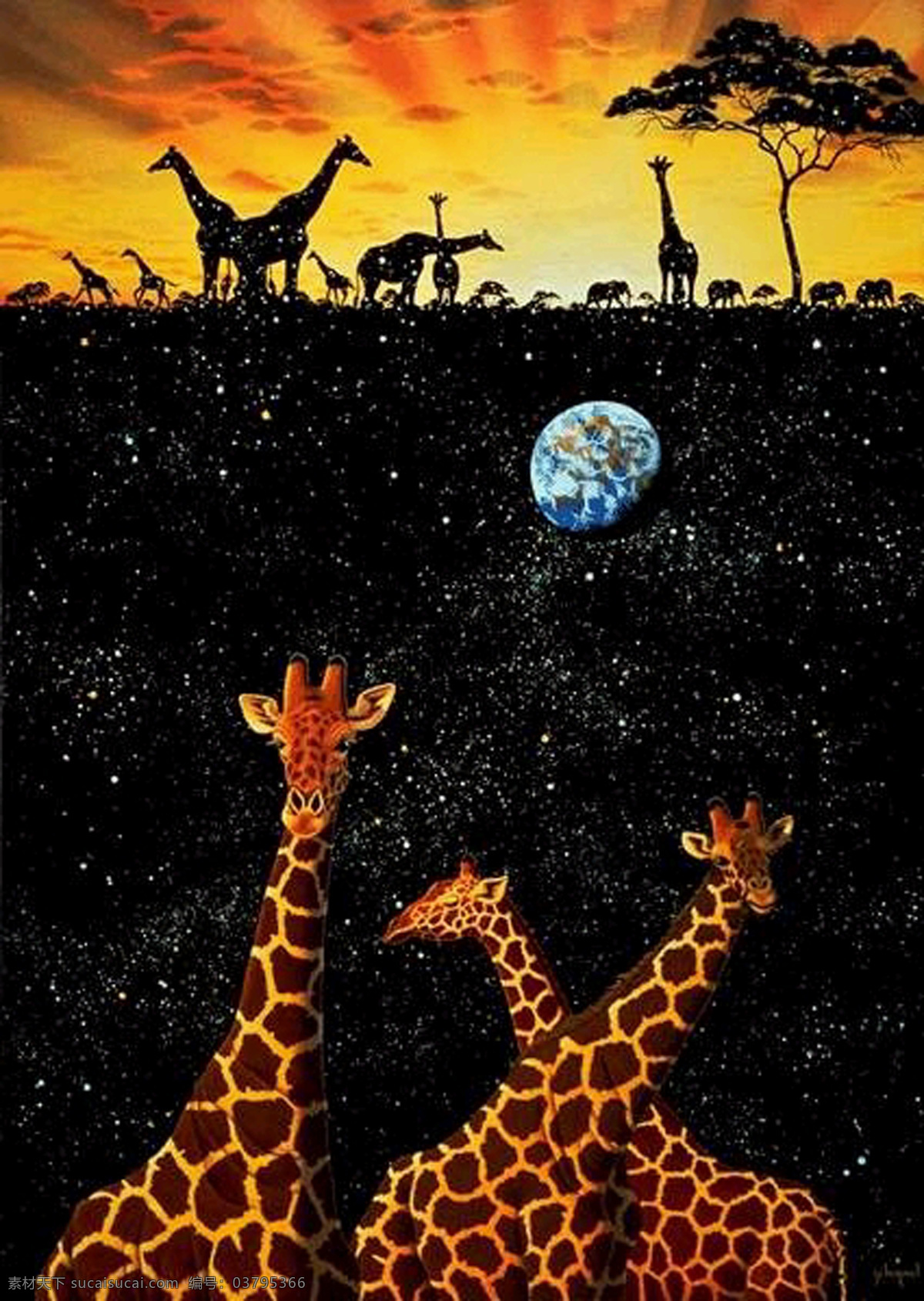 丙烯画 科幻世界38 设计素材 丙烯画篇 其它绘画 书画美术 黑色