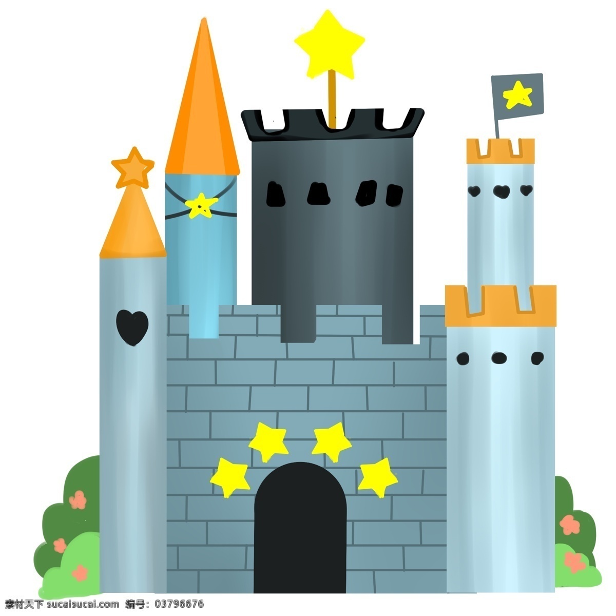 星星城堡堡垒 星星城堡 欧式城堡 堡垒