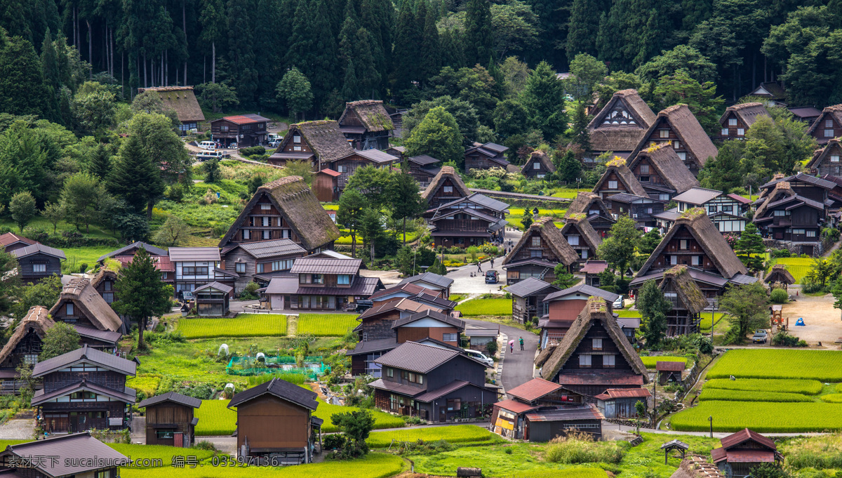 乡村 房子 乡下 农村 日本 田园 世外桃园 世外桃源 建筑 风景 美景 大自然 旅游摄影 国外旅游