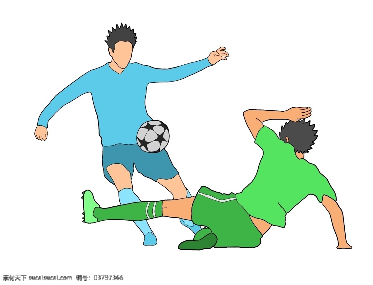 踢 足球 男孩 卡通 插画 踢足球的男孩 足球运动 卡通插画 体育运动 运动员 世界杯 卡通足球插画 锻炼身体
