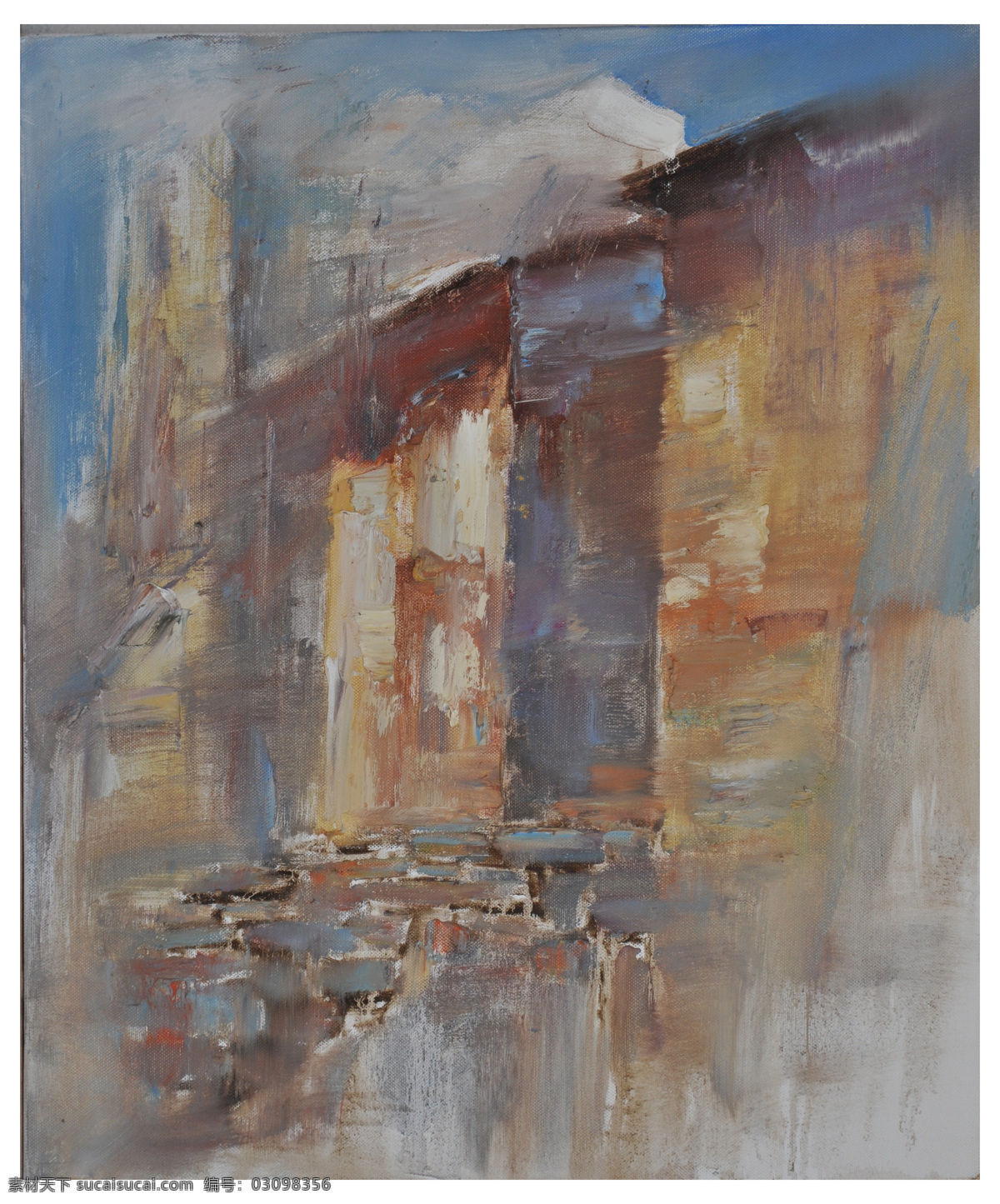 风景油画 风景 油画 模板下载 绘画书法 建筑油画 文化艺术 设计素材 西部风景 西部油画 家居装饰素材