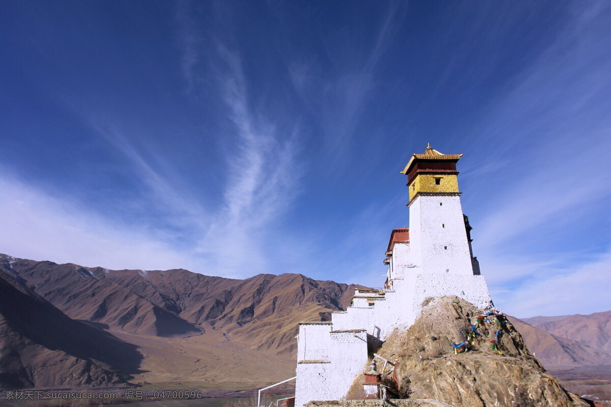雍布拉康 西藏 寺庙 建筑 白色 城堡 旅游摄影 国内旅游