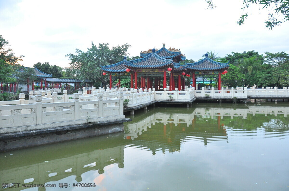 深圳 龙岗 风光 龙 园 亭子 湖水 树 走廊 深圳龙岗风光 建筑摄影 建筑园林