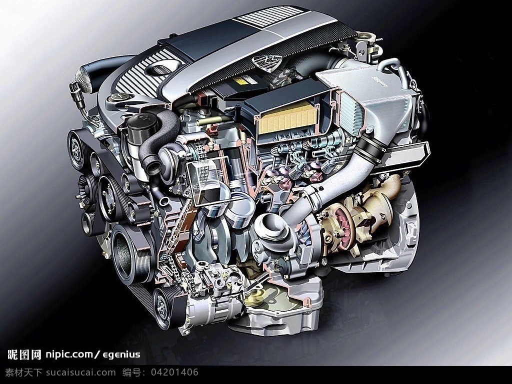 澎湃动力 汽车 引擎 发动机 现代科技 工业生产 摄影图库