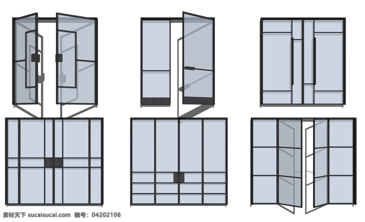 玻璃窗 门 构件五金 实木门 门窗 门草图 门线条图 生活百科 生活用品