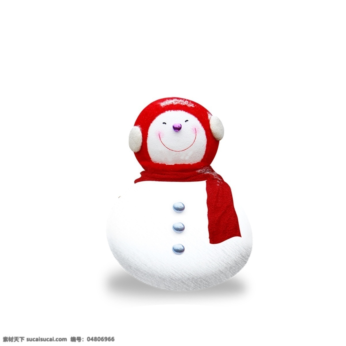 带 耳罩 冬季 雪人 商用 元素 简约 简洁 插画 卡通 手绘