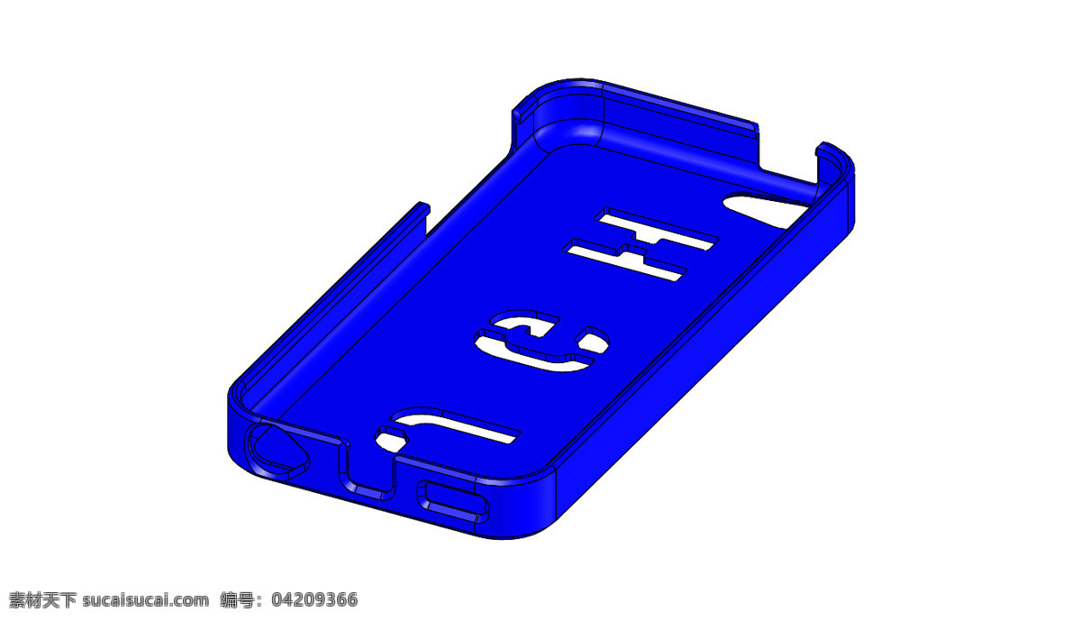 5例首字母 iphone 个性化 5c 3d模型素材 3d打印模型