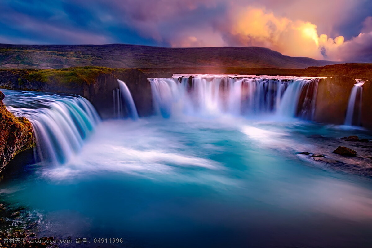冰岛瀑布风景 冰岛瀑布 冰岛 瀑布 大瀑布 流水 水流 跌水 峡谷 山水 湖泊 河流 瀑布风景 冰岛风景 风景图 自然景观 自然风景