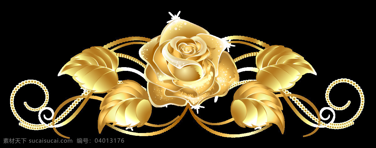 金色花朵 黄金 金色 金币 花朵花纹 金色素材 设计素材 花类 生活百科 生活用品