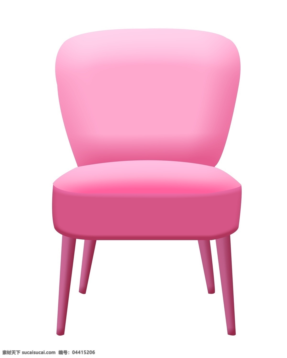 欧式 椅子 卡通 插画 欧式的椅子 卡通插画 家具插画 椅子插画 家具椅子 居家用品 粉色的椅子