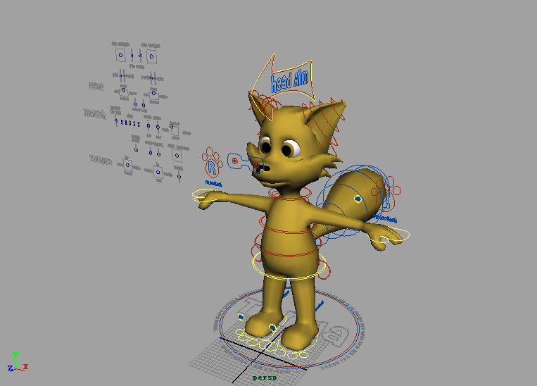 卡通 狐狸 模型 3d模型 动物 卡通狐狸模型 3d模型素材 其他3d模型