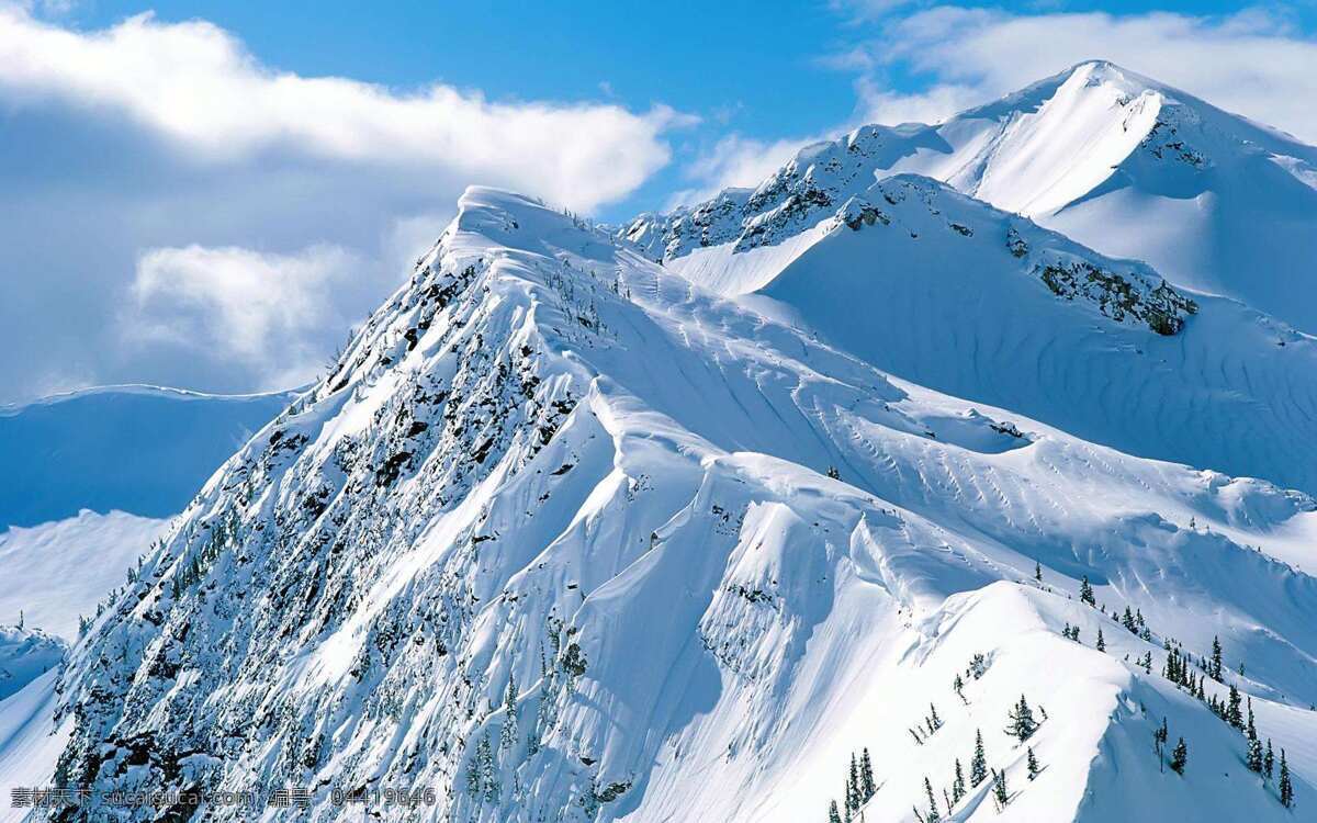 雪山风景 雪山 自然风景 自然风光 自然景观