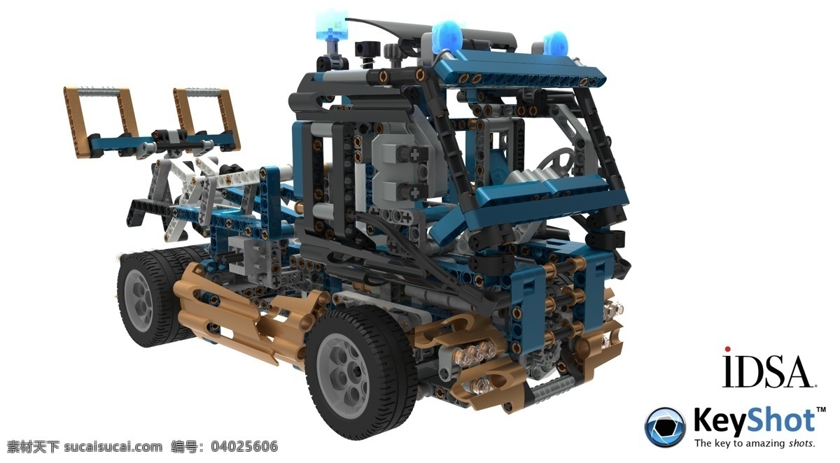 乐 高 卡车 idsa 挑战 3d模型素材 其他3d模型