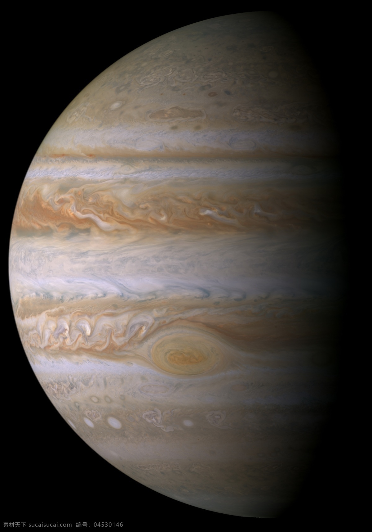 木星日照半球 木星 日照 半球 现代科技 科学研究 摄影图库