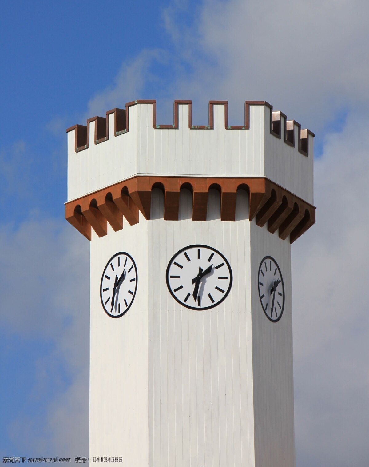 欧式塔钟 白 天空 塔 时钟 手表 时间 灰色