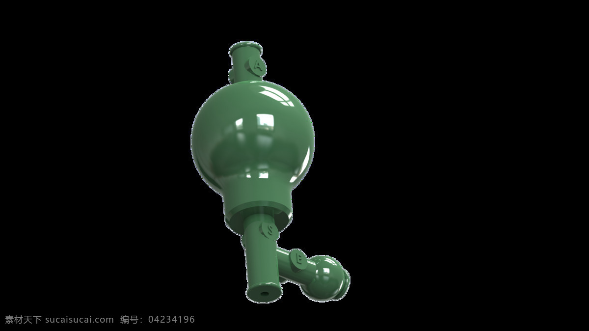 橡胶 球型 安全 移液管 填料 灯泡 吸管 佩拉 pipetadora 3d模型素材 其他3d模型