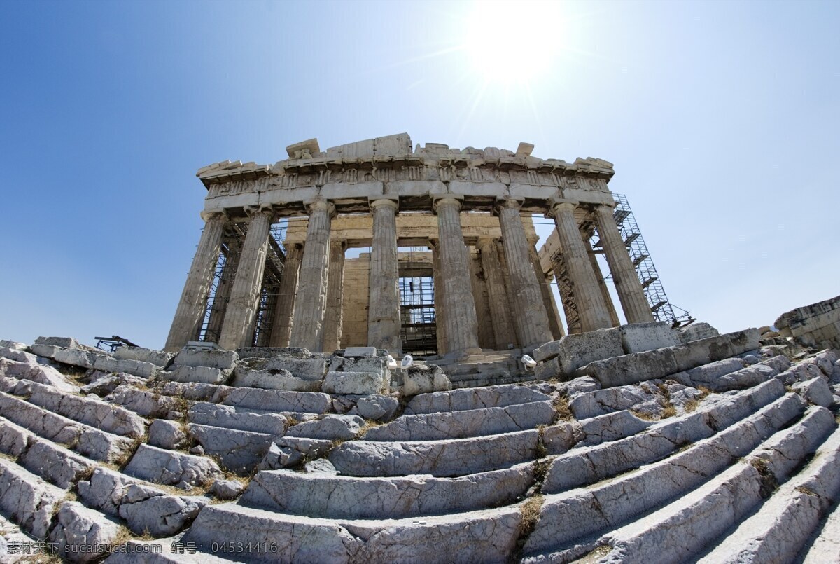 帕特农神庙 希腊 雅典卫城 名胜古迹 建筑 雕刻 旅游 国外旅游 旅游摄影