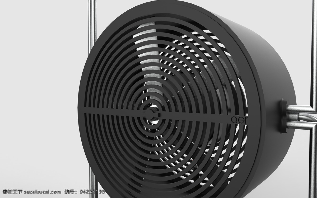 创意 风扇 概念设计 工业设计 建模 模型 台扇 黑色 小巧