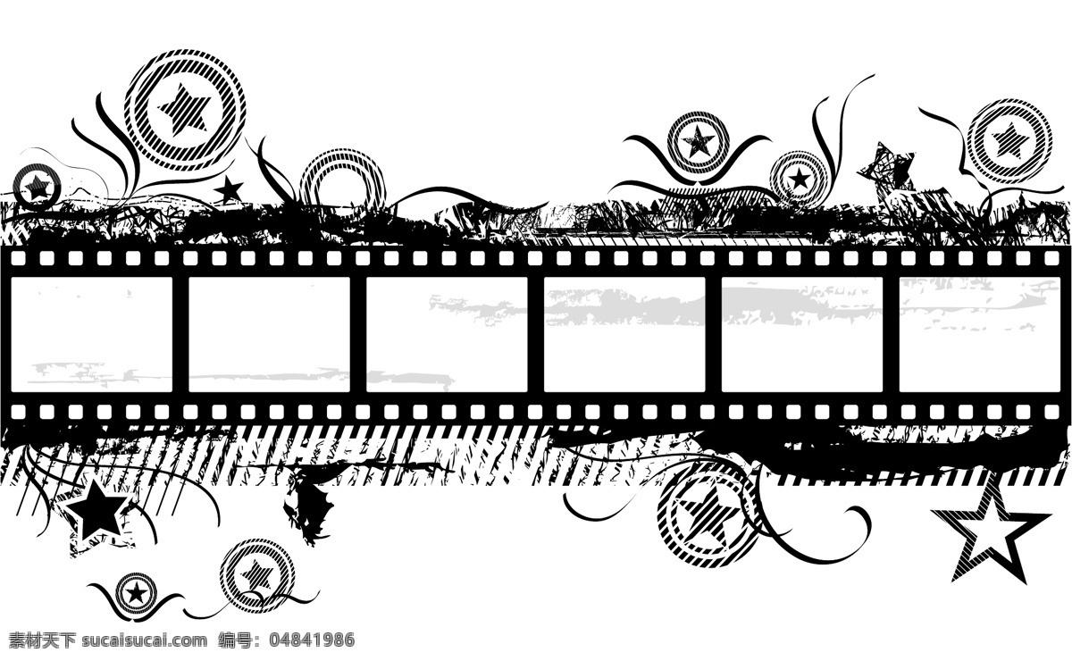 电影 胶片 矢量图