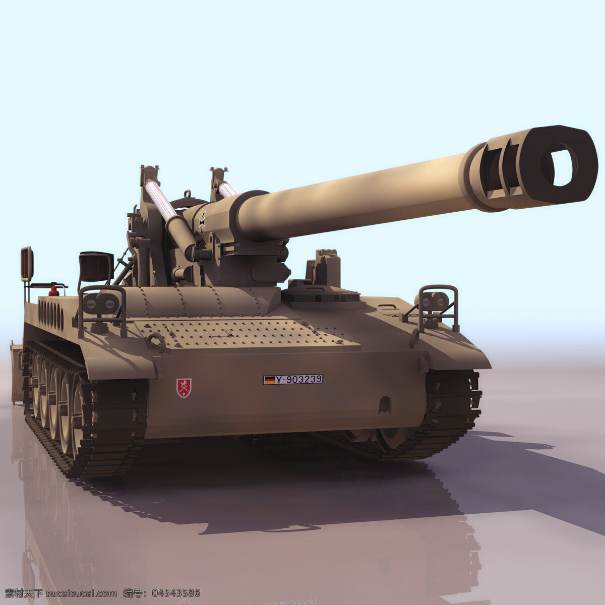 坦克 模型 m110a2 军事模型 坦克模型 陆军武器库 3d模型素材 其他3d模型