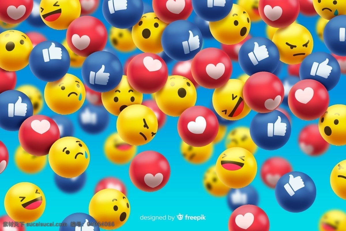 emoji 表情 生气 开心 点 赞 惊讶 点赞 球体 矢量 3d 脸书 表情包 微信 标志图标 网页小图标