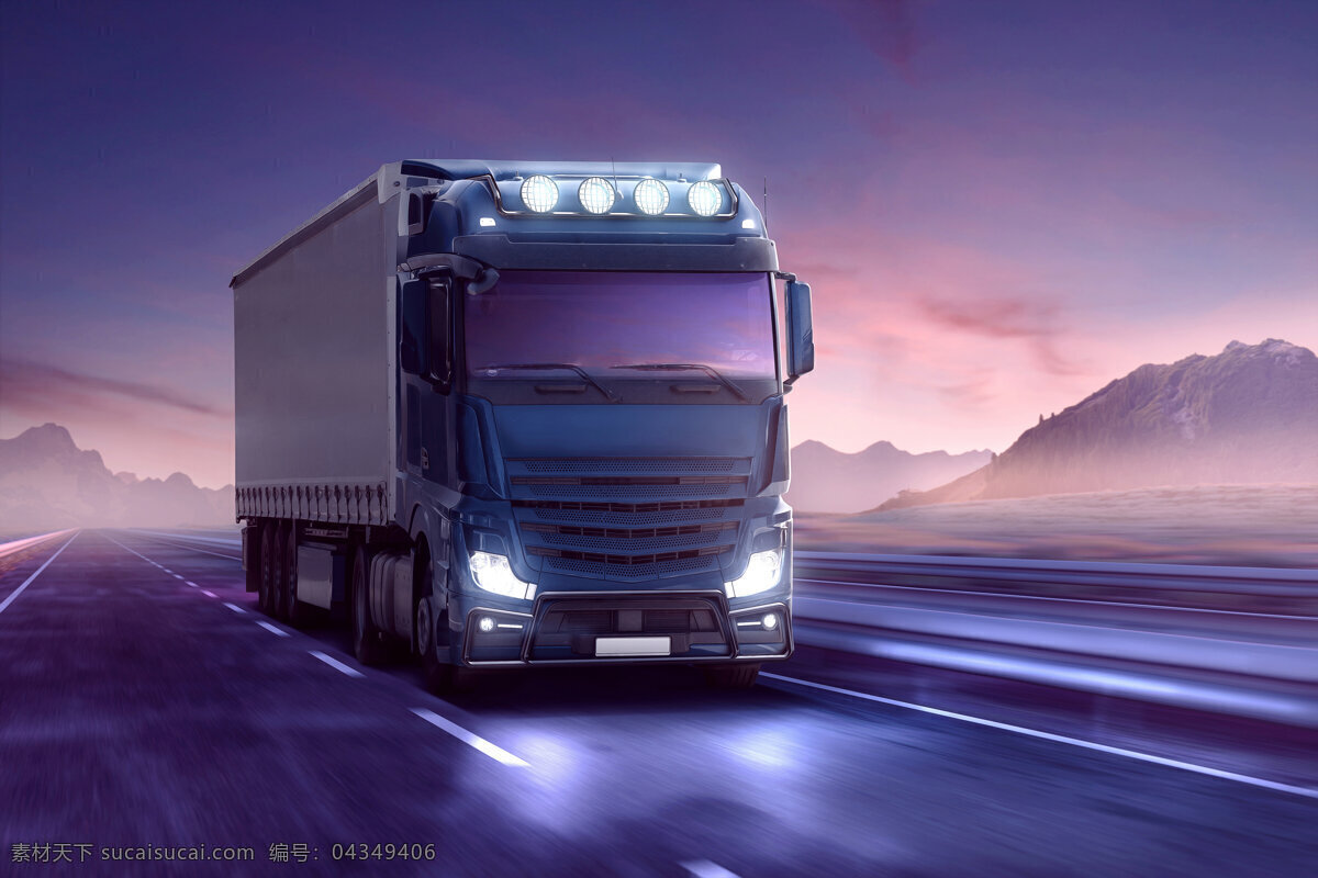 卡车 快速行驶货车 物流交通工具 车 货车 汽车 载重汽车 重型汽车 交通工具 运输工具 现代科技 交通工具设计