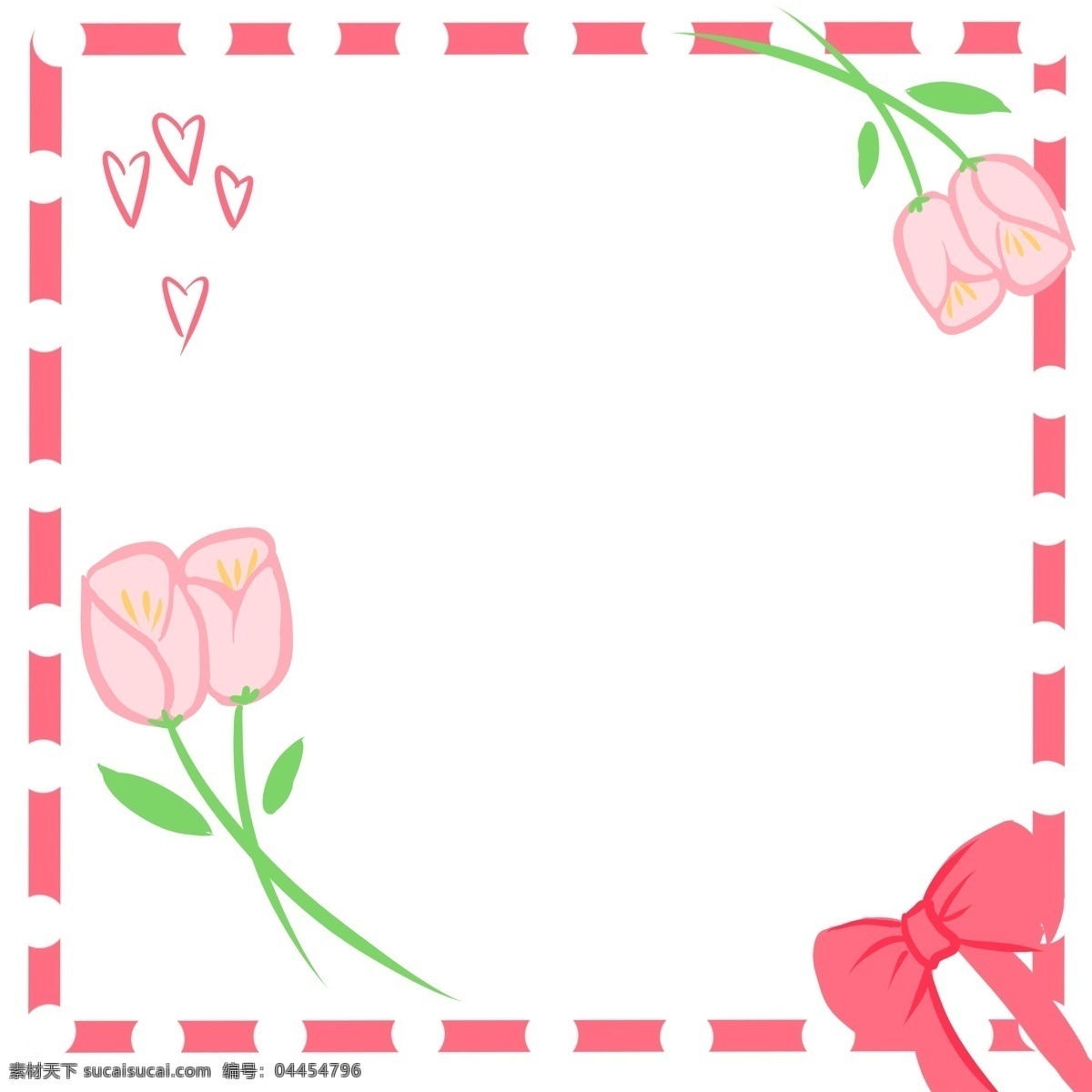 母亲节 卡通 花朵 边框 卡通手绘 儿童 可爱 美丽 花朵边框 框 边框纹理 创意 康乃馨 妈妈 母亲 节日