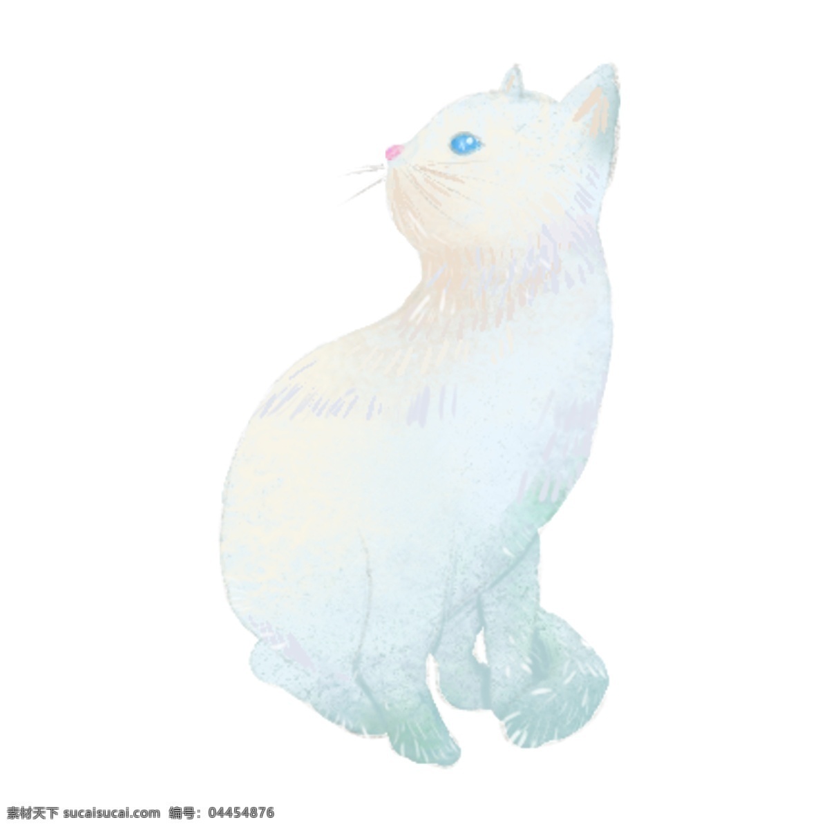 可爱 猫咪 卡通 透明 免抠元素 动物 透明素材 装饰元素 可爱风