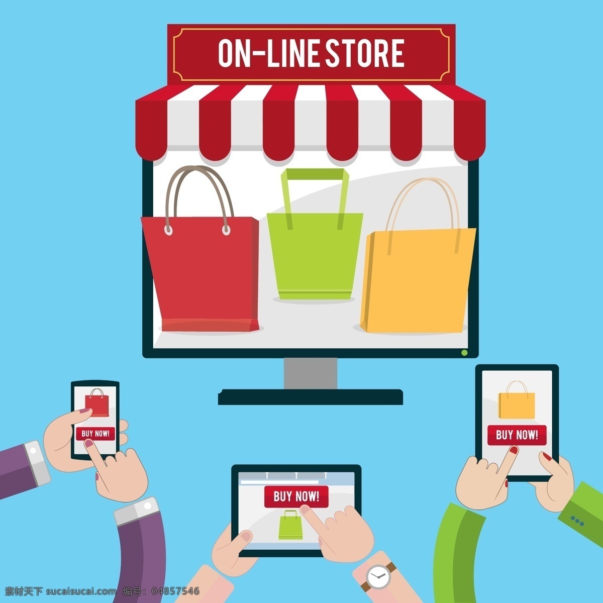 网上购物设计 背景 电话 购物 手机 壁纸 商店 包 平板电脑 购物袋 在线 网上购物 网上商店