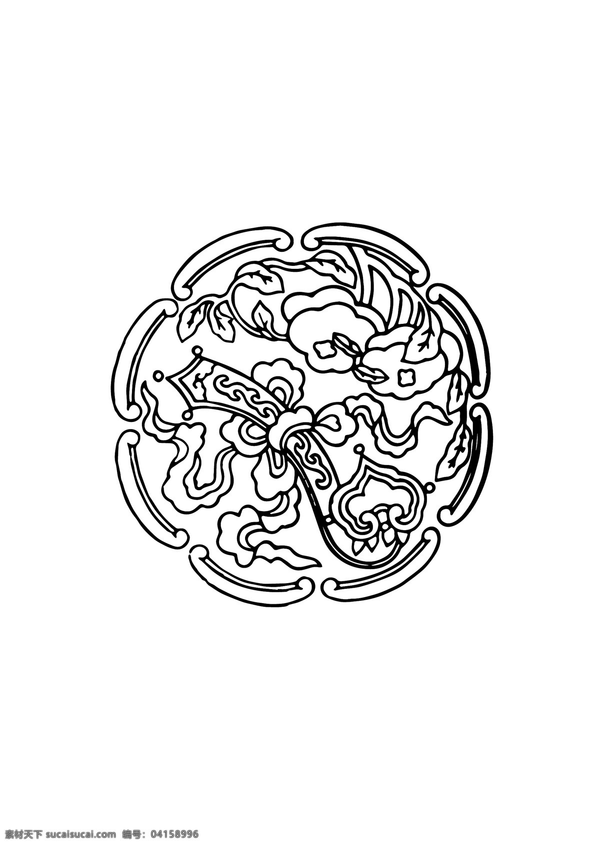 中国古典花纹 中国 古典 花纹 矢量花纹 如意 如意纹 吉祥纹 矢量 纹样 底纹边框 花边花纹