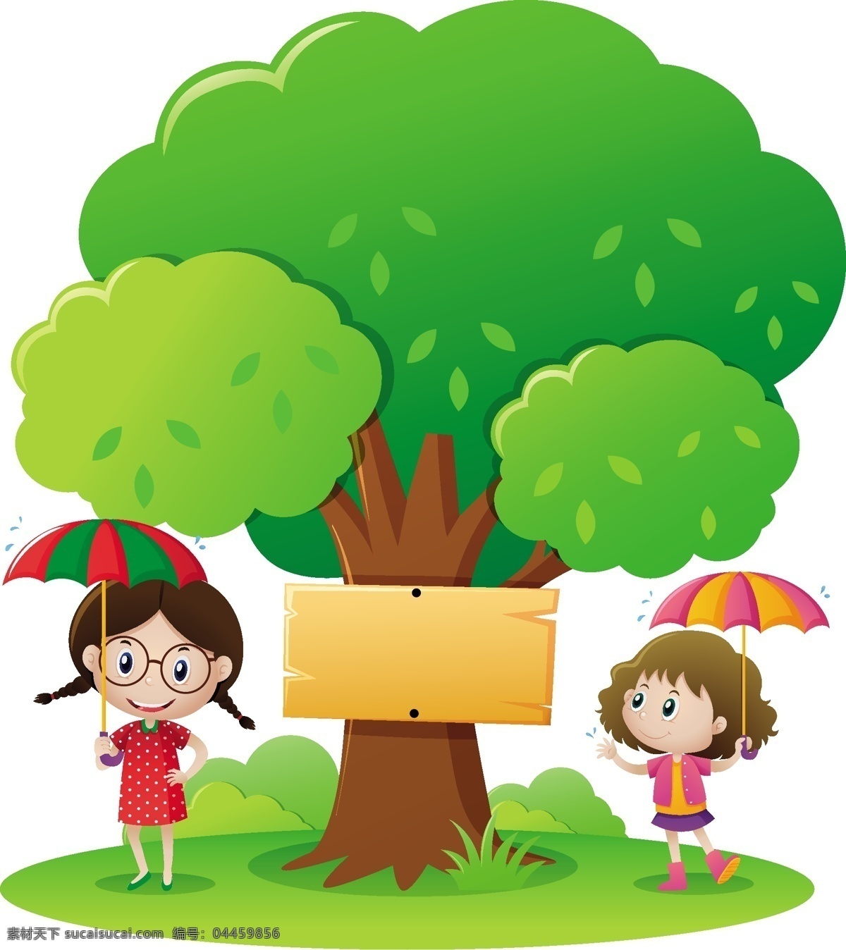 树下 玩耍 女孩 背景 树木 儿童 绿色 绿色背景 壁纸 颜色 丰富多彩 公园 播放 背景绿色 色彩 背景颜色 彩色