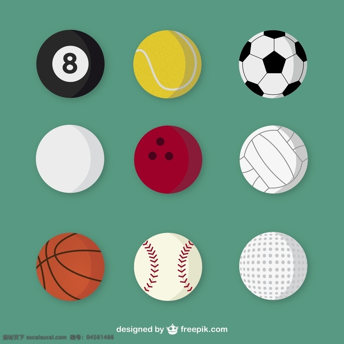 精美 球 具 矢量 台球 棒球 足球 排球 保龄球 网球 高尔夫球 体育用品 球具 矢量图 青色 天蓝色