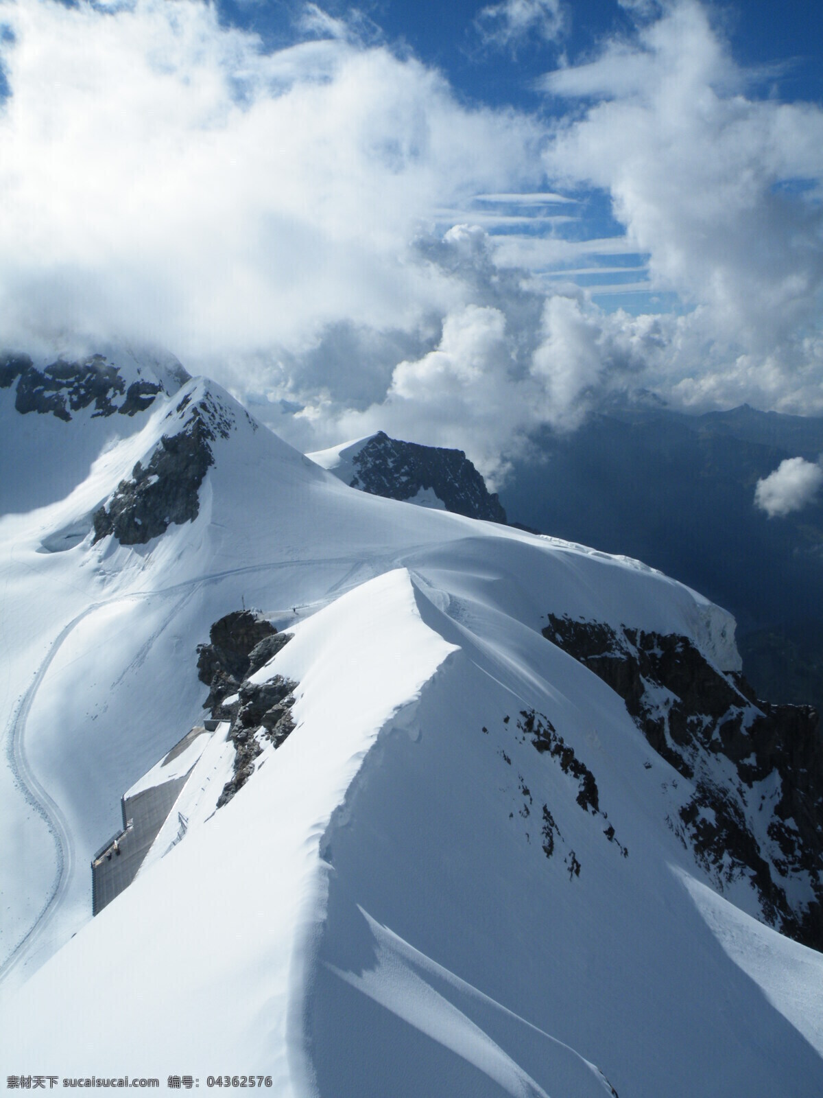 瑞士之巅图片 瑞士 阿尔卑斯 少女峰 巅峰 雪山 自然景观 自然风景