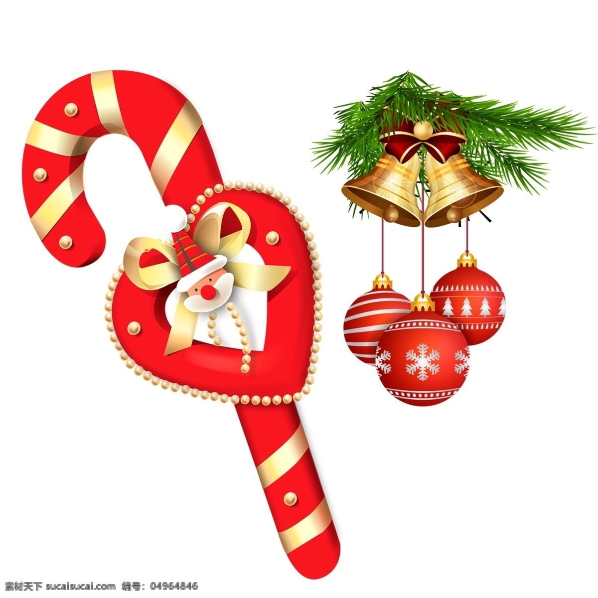 圣诞礼物 铃铛 圣诞老人 圣诞节 圣诞元素 圣诞海报 圣诞快乐 节日 新年 金色 猪年